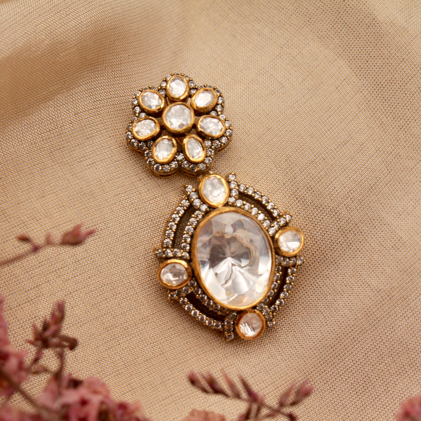 Crystal Bloom Elegance Brooch