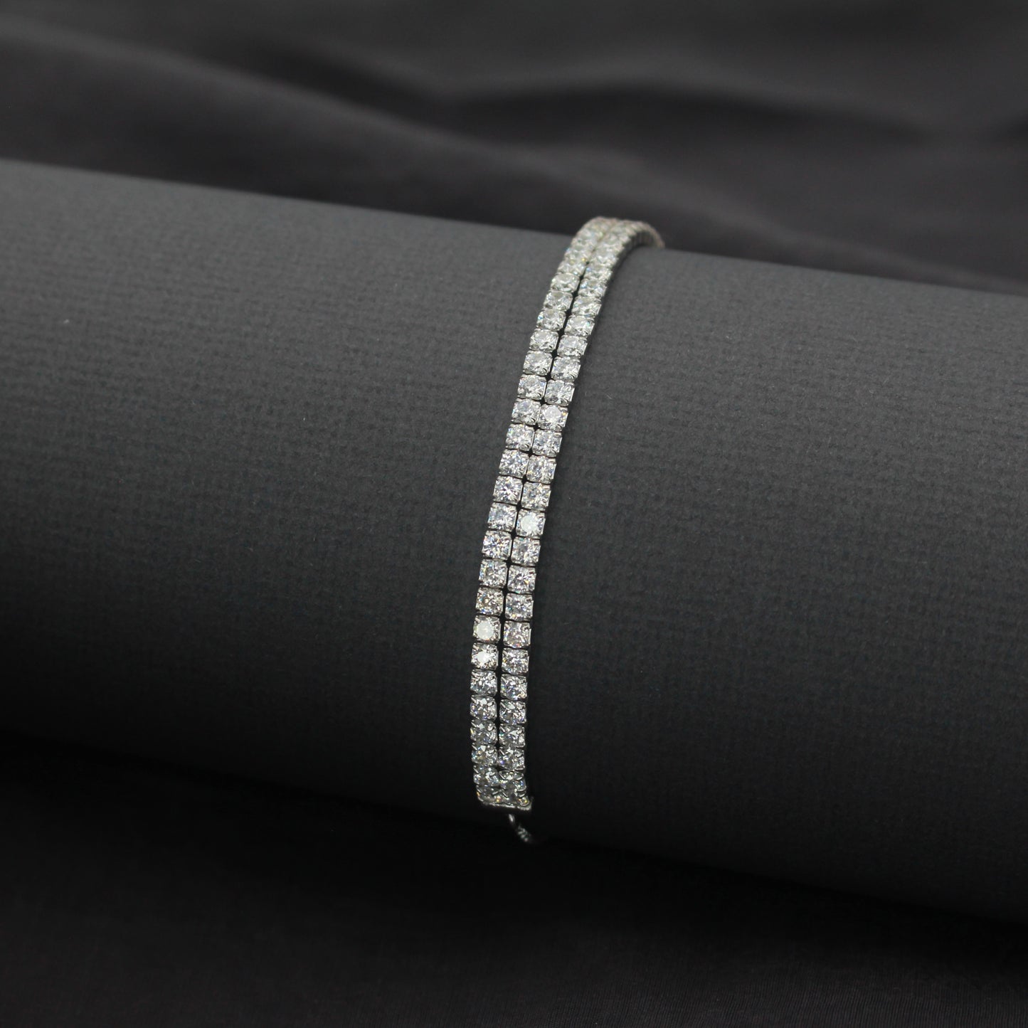 Diamond Mist Twin-Line Bracelet