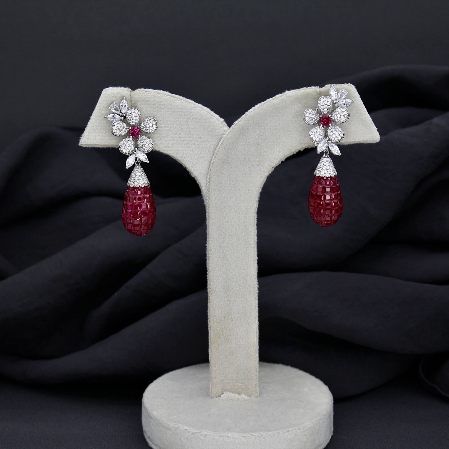 Blush Drop Earrings