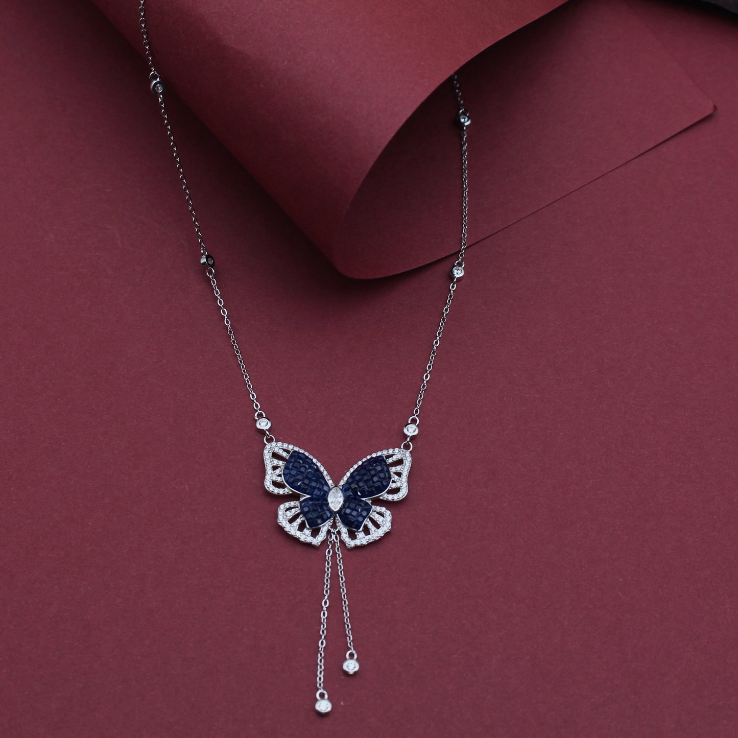 Midnight Monarch Necklace Set