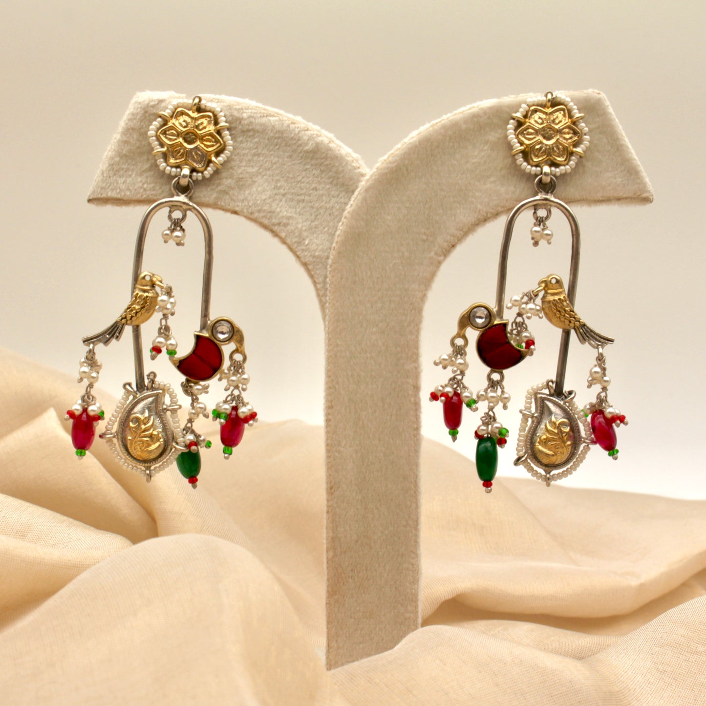 Nature’s Melody Bird Dangler Earrings