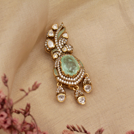 Royal Peacock Grace Brooch