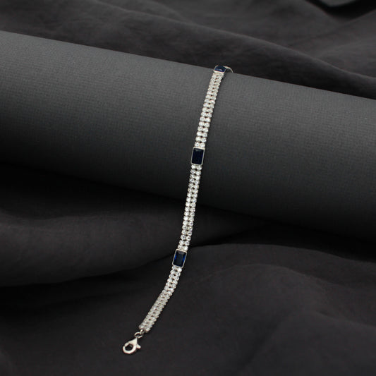 Sapphire Lattice Bracelet