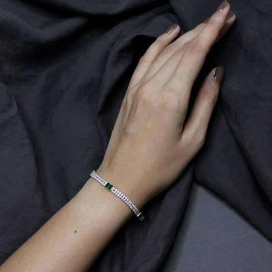 Emerald Glint Bracelet