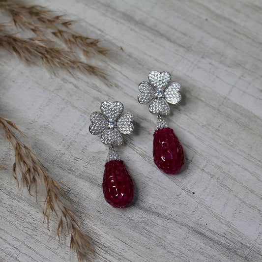 Ruby Petal Dewdrops