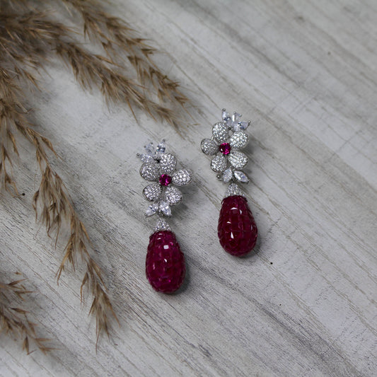 Blush Drop Earrings