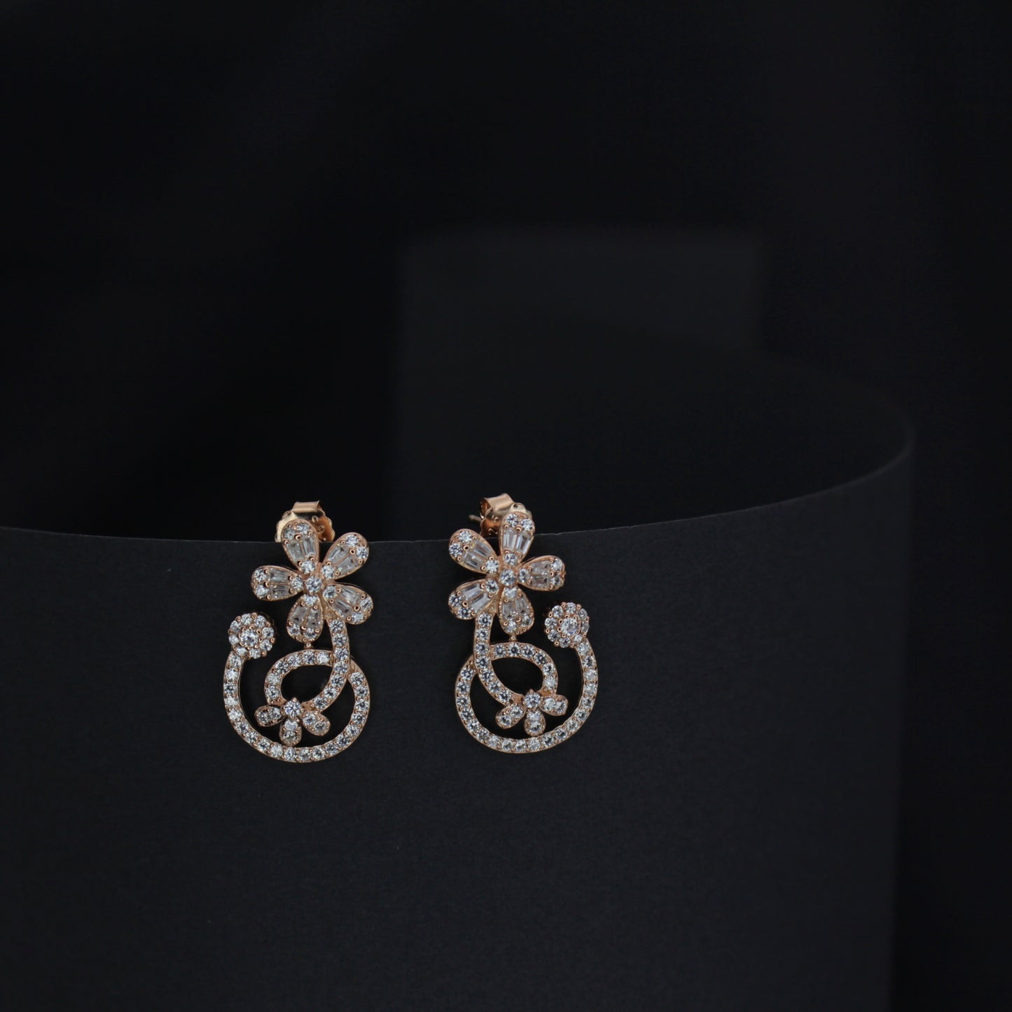Blossom Whirl Drop Earrings