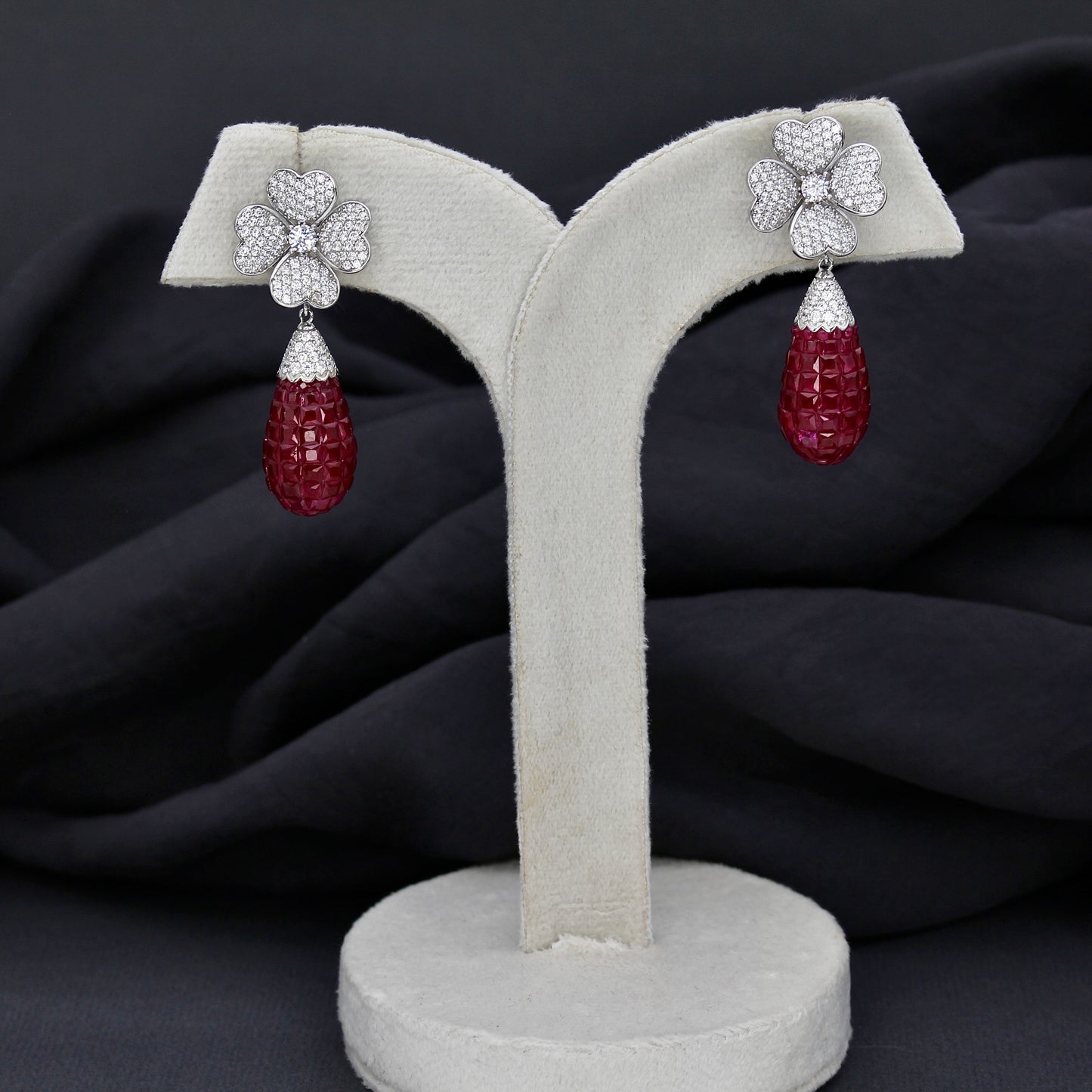 Ruby Petal Dewdrops