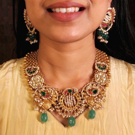 Maharani Heritage Kundan  Set
