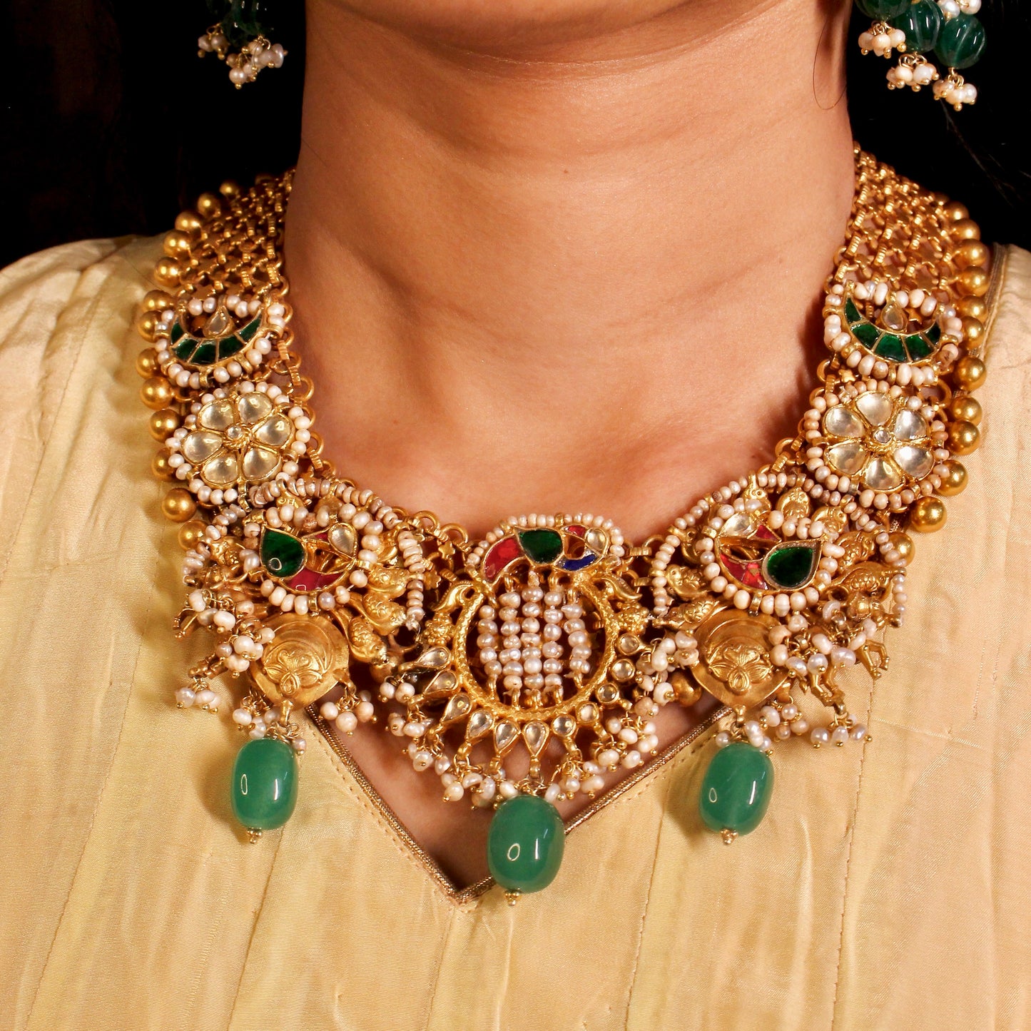 Maharani Heritage Kundan  Set
